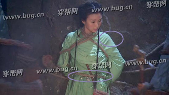 钟汉良版天龙八部穿帮镜头